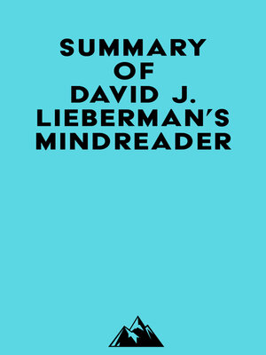 cover image of Summary of David J. Lieberman's Mindreader